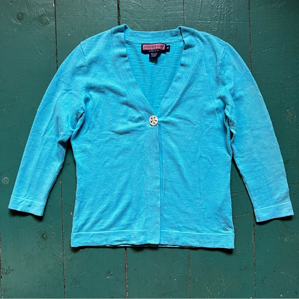 Sand dollar button cardigan
